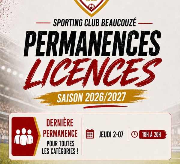 DERNIERES PERMANENCES !