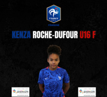 Kenza ROCHE-DUFOUR sélectionnée en Équipe de France U16 féminines contre l'Italie !