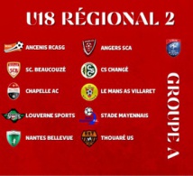 U18 RÉGIONAL 2 - Groupe A !