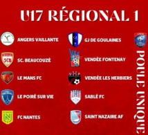 U17 RÉGIONAL 1 - Groupe Unique !