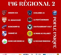 U16 RÉGIONAL 2 - GROUPE UNIQUE !
