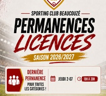 DERNIERES PERMANENCES !