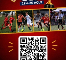 Suivez le tournoi avec le QR code ! Atoll cup 2026